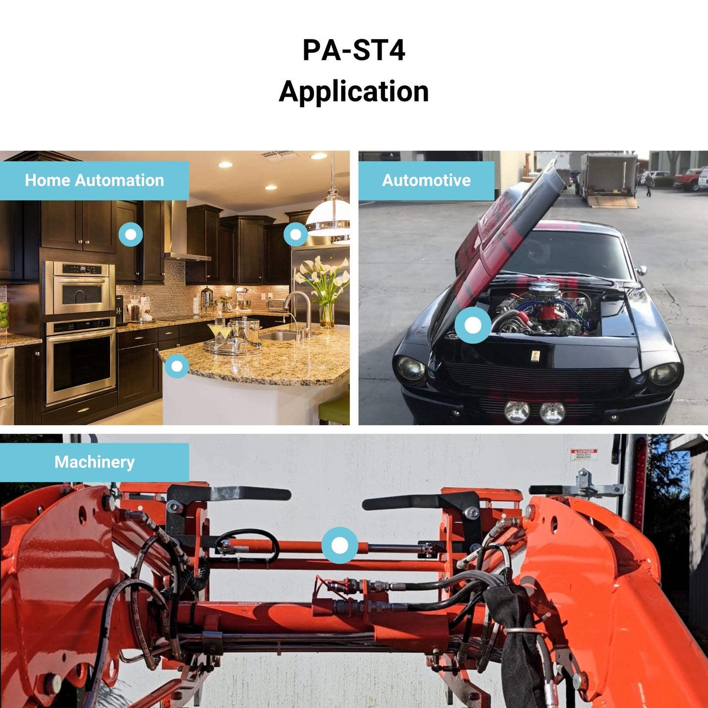 IP67 Compact Tubular Linear Actuator applications