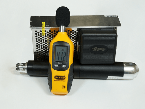 Using a Decibel Chart to Choose a Quiet Actuator